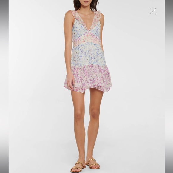 LoveShackFancy Dresses & Skirts - ⭐️NEW LoveShackFancy Womens Seneca Floral Tiered Fit & Flare Dress Size 8